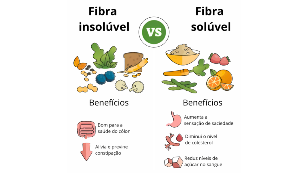 O que são fibras alimentares? Diferenças entre fibras solúveis e fibras insolúveis